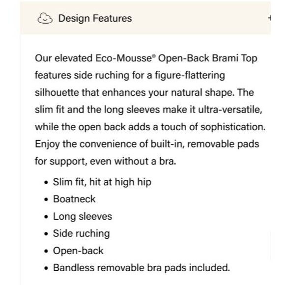 OGL LiteWarm Side Ruched Open Back Bandless Brami Top Butter Yellow Size Large - Picture 13 of 13